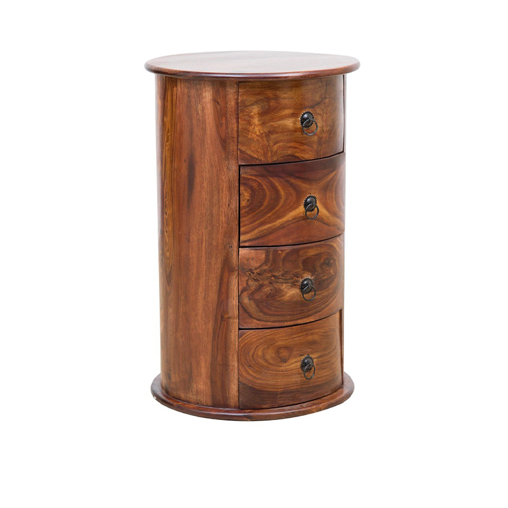 Shunt Four Drawer Chest Of Drawer Honey